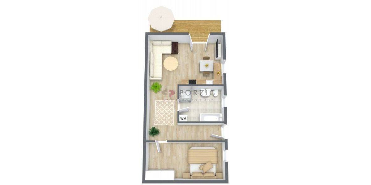 Etagenwohnung Ribnitz-Damgarten Ribnitz - 2 Zimmer, 60 m&sup2;, 600&euro; | Angebot:26902530