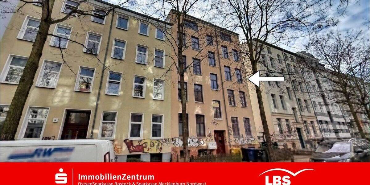 Etagenwohnung Rostock Kröpeliner Tor-Vorstadt - 2 Zimmer, 33 m&sup2;, 134.900&euro; | Angebot:26080242