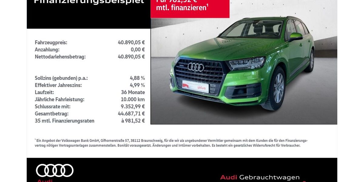 Audi Q7 103.833 km 40.890 &euro; Rostock 18059