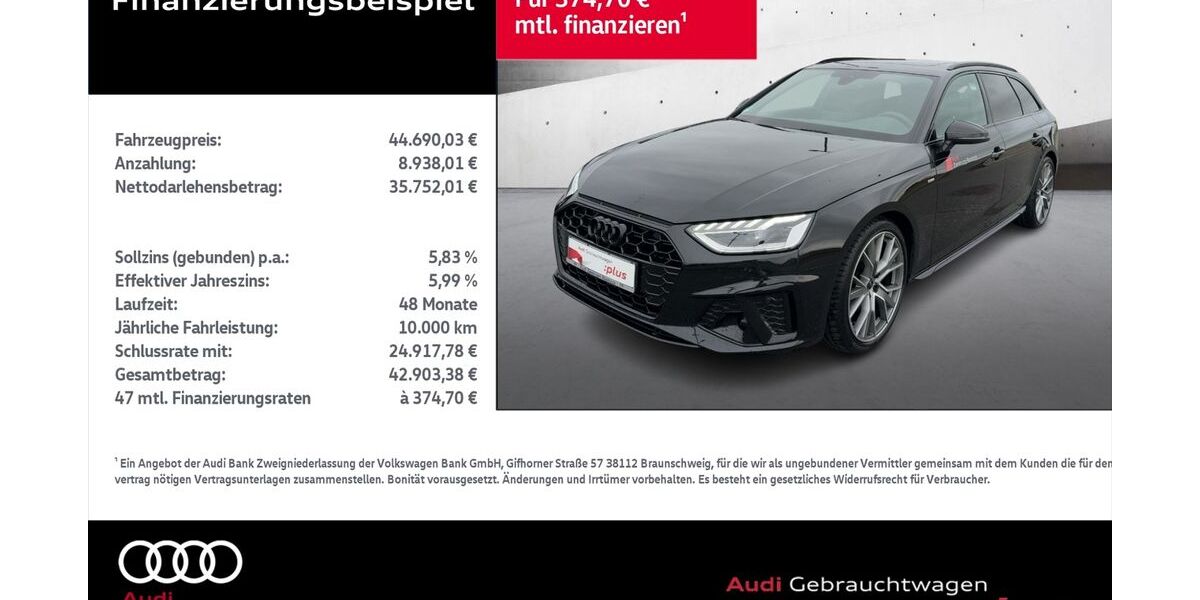 Audi A4 28.698 km 42.590 &euro; Rostock 18059