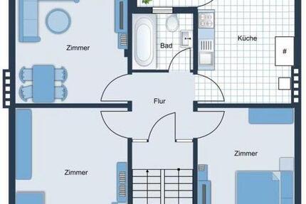 Wohnung Papendorf - 5 Zimmer, 110 m&sup2;, 1.150&euro; | Angebot:27641691