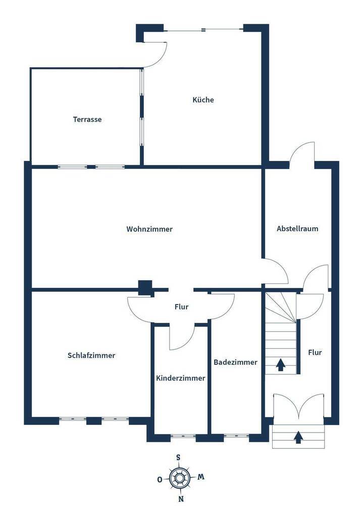 Vermietetes Zweifamilienhaus mit viel Stauraum im Keller