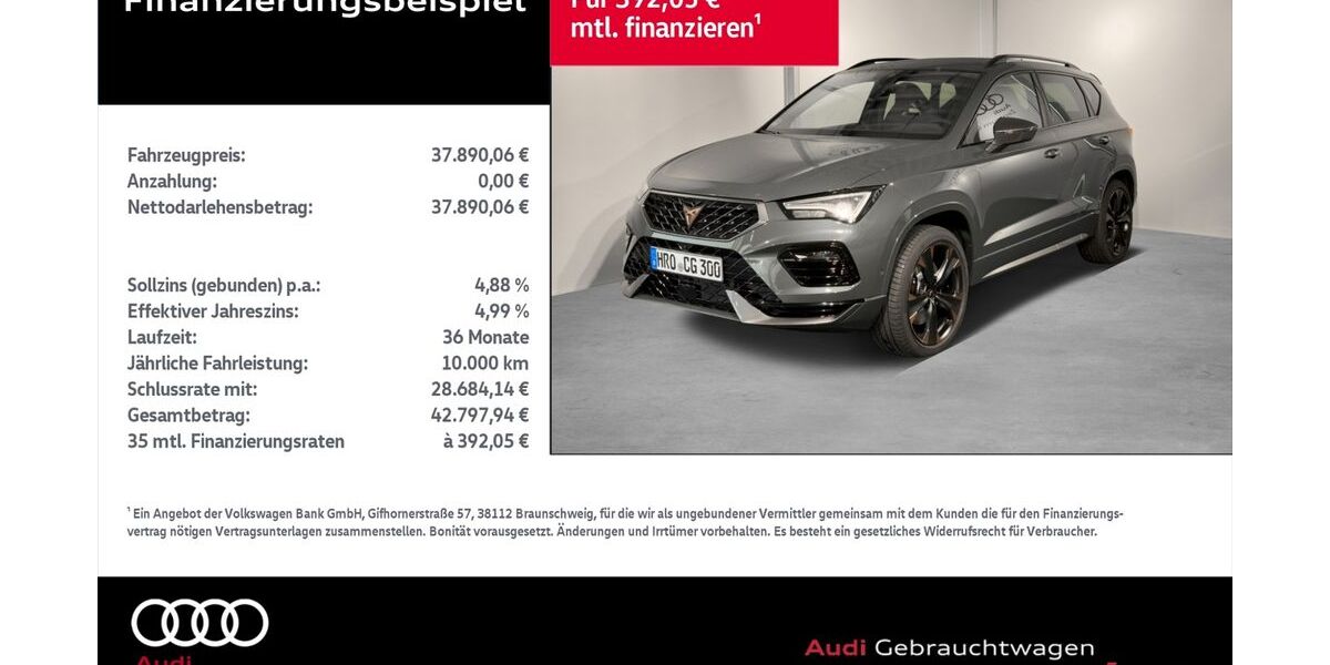 Cupra Ateca 12.000 km 37.890 &euro; Rostock 18059