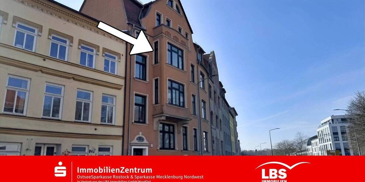Etagenwohnung Rostock Stadtmitte - 4 Zimmer, 96 m&sup2;, 395.000&euro; | Angebot:26450348