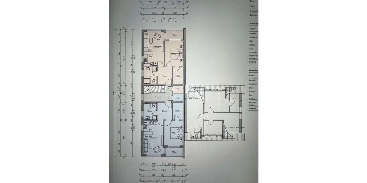 Etagenwohnung Rostock Gehlsdorf - 2 Zimmer, 50 m&sup2;, 1.250&euro; | Angebot:25283967