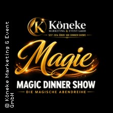 Magic Dinner Show mit 3-Gang-Menü - Die besondere Dinner Show 04.11.2026 Herzoglicher Wartesaal