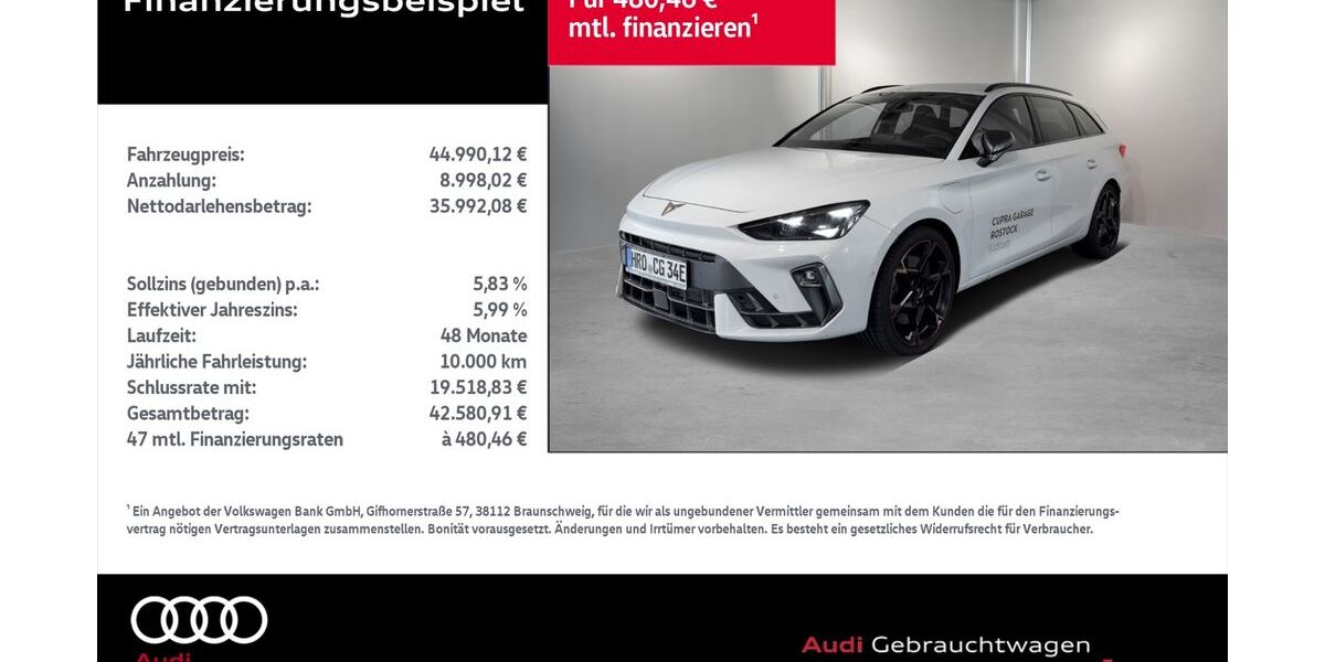 Cupra Leon 10.000 km 41.490 € Rostock 18059