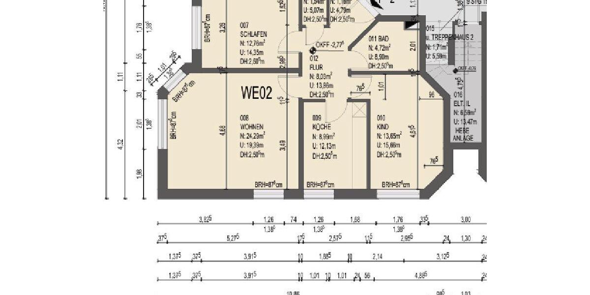 Etagenwohnung Ribnitz-Damgarten Damgarten - 3 Zimmer, 75 m&sup2;, 867&euro; | Angebot:26295572