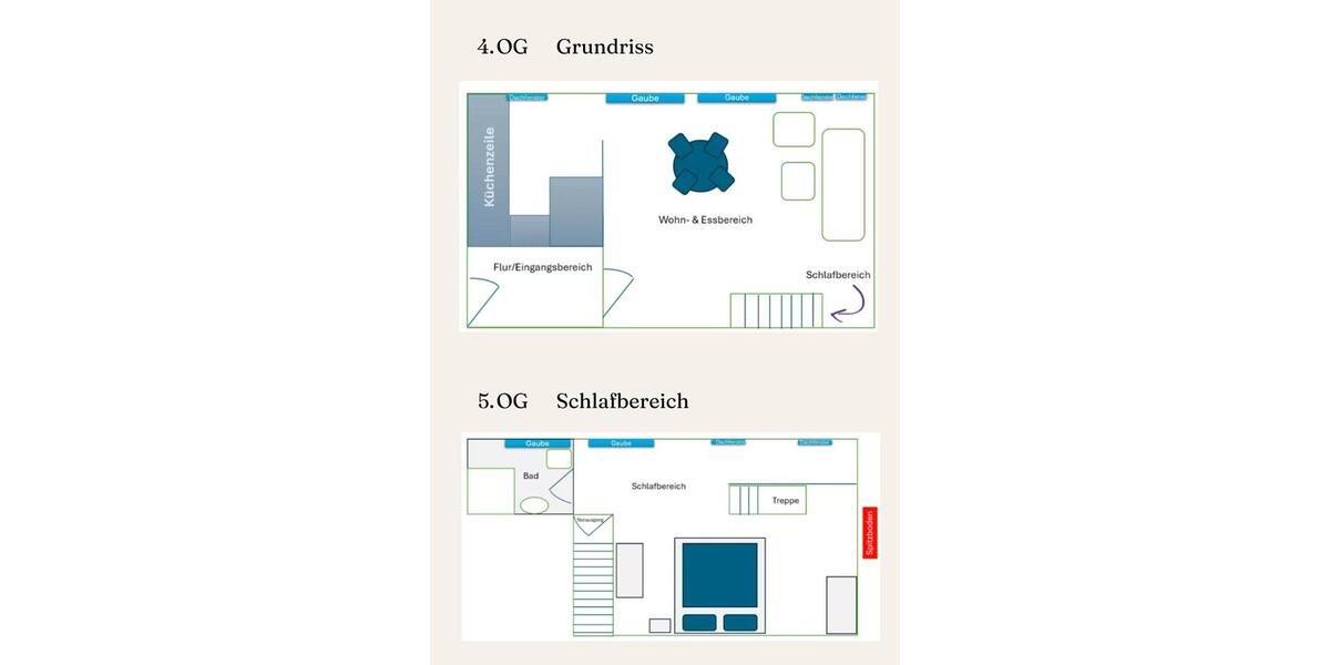 Maisonettenwohnung Rostock Hohe Düne - 2 Zimmer, 58 m&sup2;, 870&euro; | Angebot:26638592