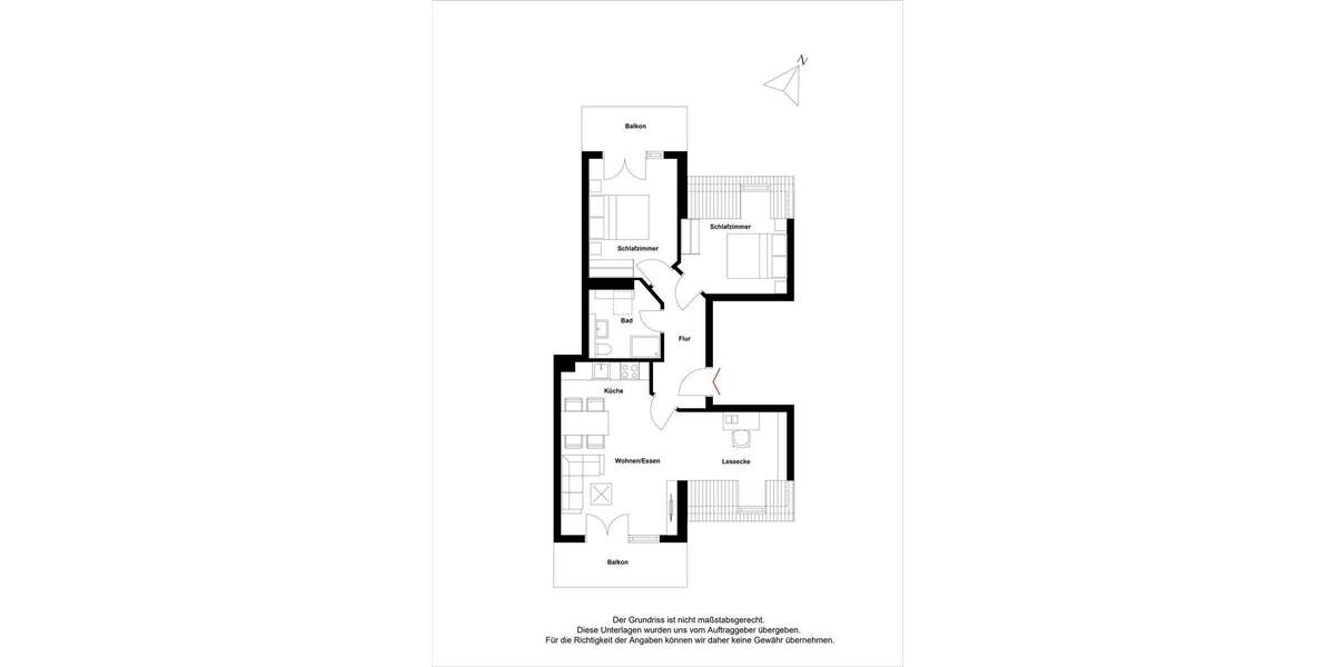 Etagenwohnung Graal-Müritz Müritz - 3 Zimmer, 55 m&sup2;, 325.000&euro; | Angebot:24713050