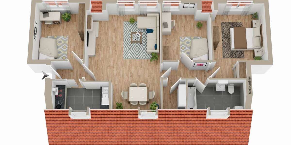 Etagenwohnung Dummerstorf - 4 Zimmer, 82 m&sup2;, 150.000&euro; | Angebot:26480120