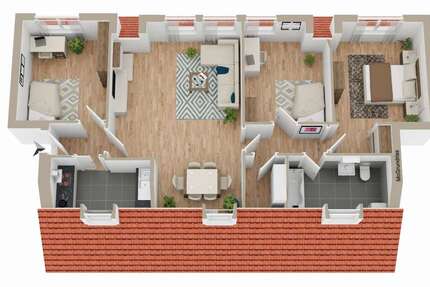 Wohnung Dummerstorf - 4 Zimmer, 82 m&sup2;, 150.000&euro; | Angebot:26480120