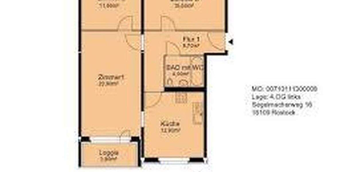 3-Zimmer-Wohnung mit Balkon und Einbauküche in Rostock ! Hier fühlen Sie sich wohl! 3 zimmer