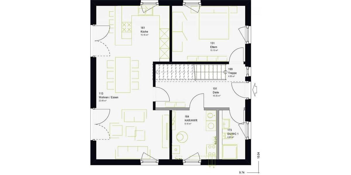 Einfamilienhaus Rostock Südstadt - 5 Zimmer, 160 m&sup2;, 545.000&euro; | Angebot:26358833