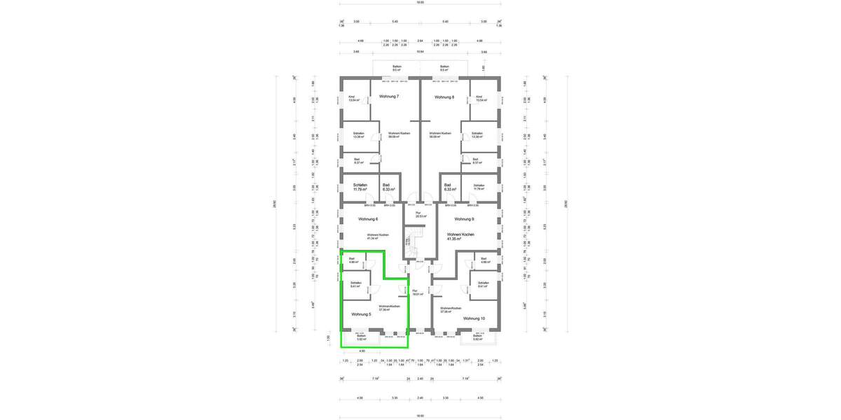Etagenwohnung Bad Doberan - 2 Zimmer, 55 m&sup2;, 825&euro; | Angebot:25732563