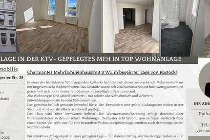 Haus Rostock Hansaviertel - 19 Zimmer, 455 m&sup2;, 1.250.000&euro; | Angebot:27260746