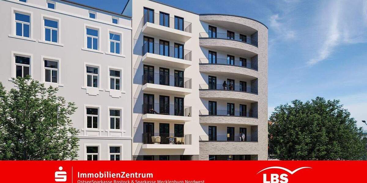 Etagenwohnung Rostock Kröpeliner Tor-Vorstadt - 3 Zimmer, 70 m&sup2;, 385.000&euro; | Angebot:25670083