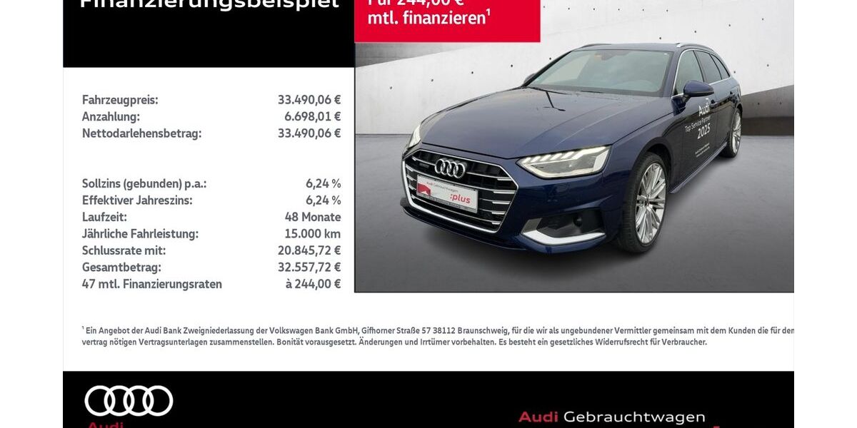 Audi A4 34.276 km 33.490 &euro; Rostock 18059