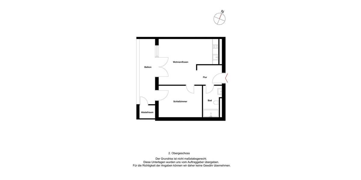 Etagenwohnung Börgerende - 2 Zimmer, 50 m&sup2;, 375.000&euro; | Angebot:23971717