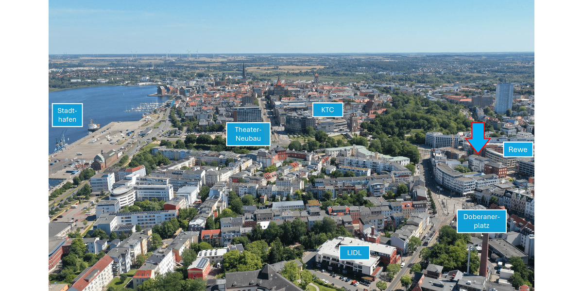 Gewerbeobjekt Rostock Kröpeliner Tor-Vorstadt - 2 Zimmer, 82 m&sup2;, 279.200&euro; | Angebot:25665361