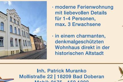 Ferienimmobilie Bad Doberan - 70&euro; | Angebot:25861297