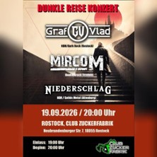 Graf Vlad - Dunkle Reise Release Konzert 19.09.2026 Club Zuckerfabrik
