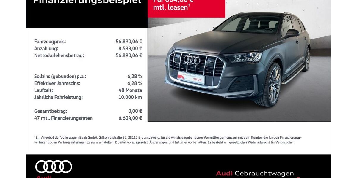 Audi Q7 102.786 km 56.890 &euro; Rostock 18059
