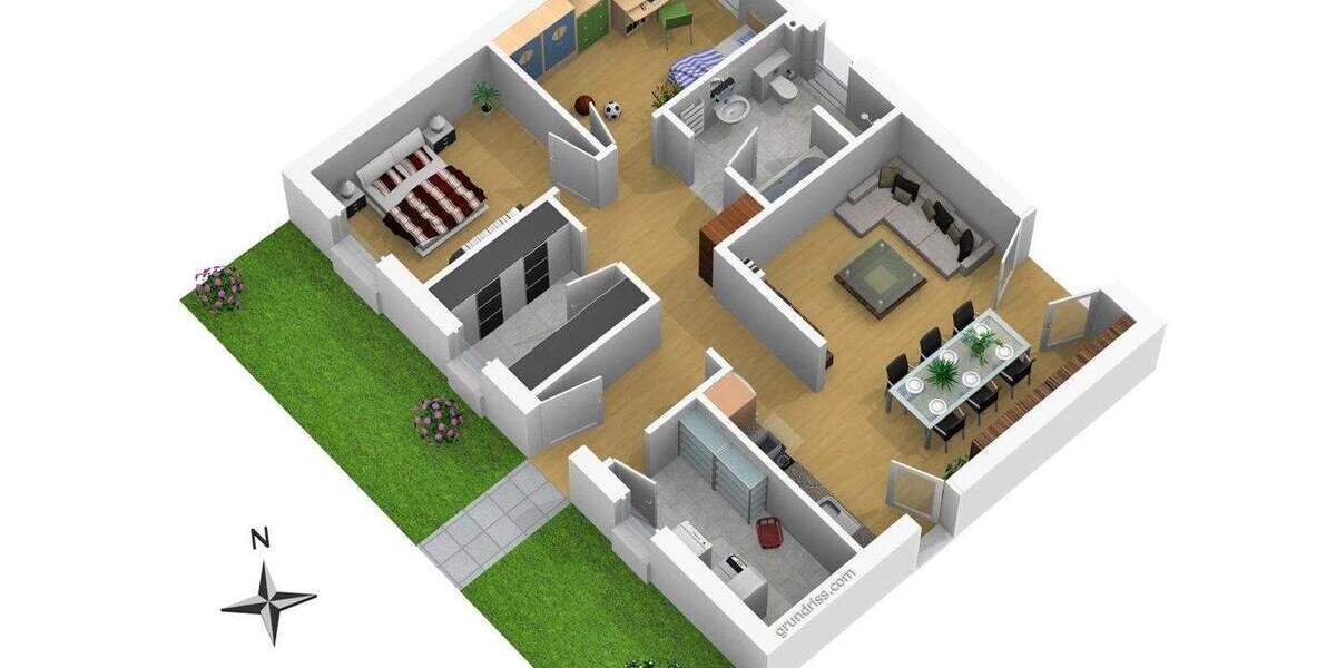 Bungalow Marlow - 4 Zimmer, 83 m&sup2;, 1.350&euro; | Angebot:25801200