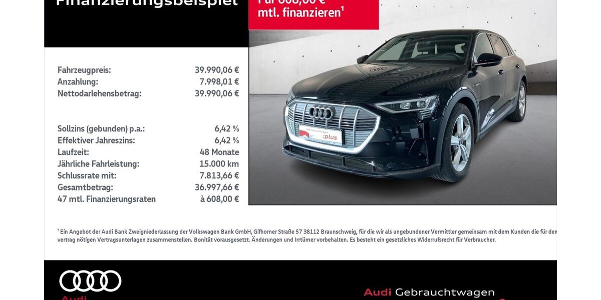 Audi e-tron 34.702 km 39.990 &euro; Rostock 18059