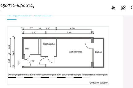 Wohnung Rostock Groß-Klein - 1 Zimmer, 29 m&sup2;, 330&euro; | Angebot:25383369