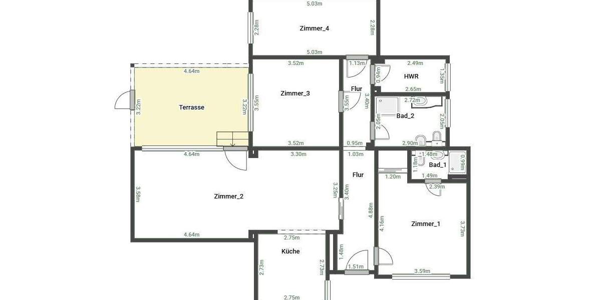 Reihenmittelhaus Rostock Lütten Klein - 4 Zimmer, 103 m&sup2;, 369.000&euro; | Angebot:23968123