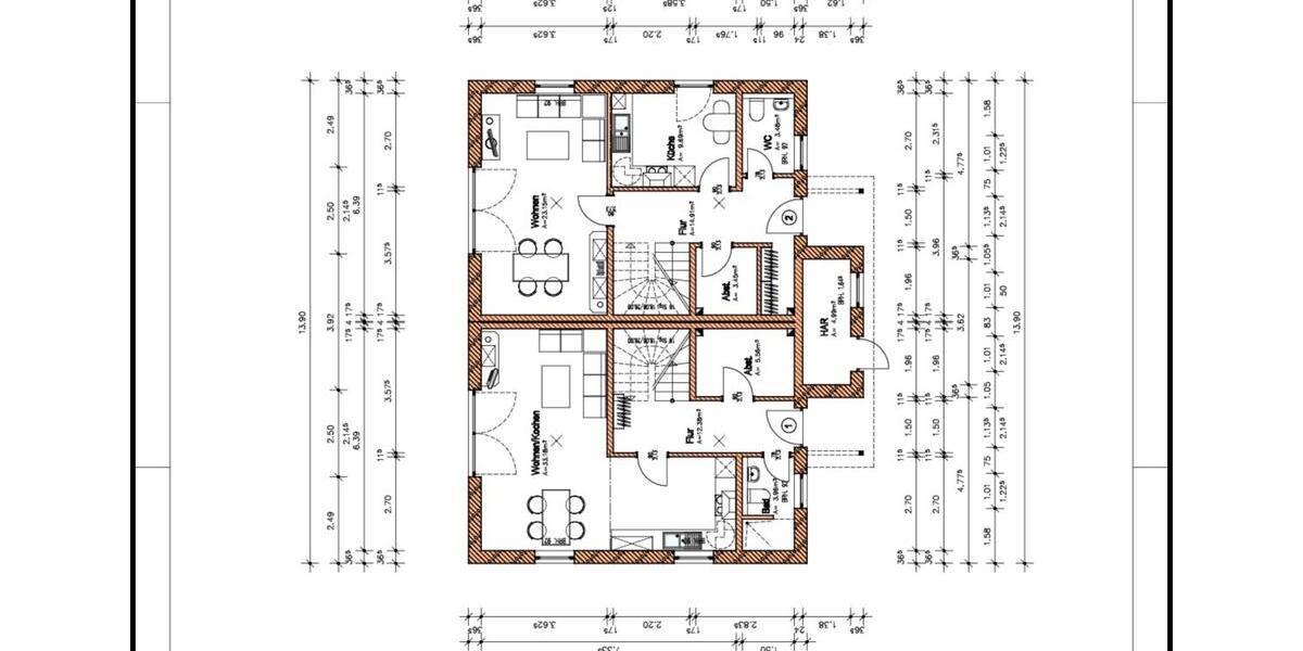 Etagenwohnung Kröpelin - 4 Zimmer, 103 m&sup2;, 1.650&euro; | Angebot:26322403