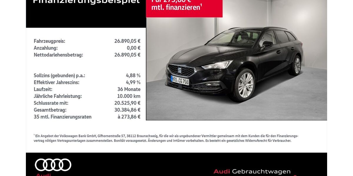Seat Leon 2.484 km 25.990 &euro; Rostock 18059
