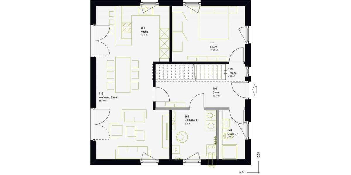 Einfamilienhaus Rostock Biestow - 5 Zimmer, 160 m&sup2;, 545.000&euro; | Angebot:24806719