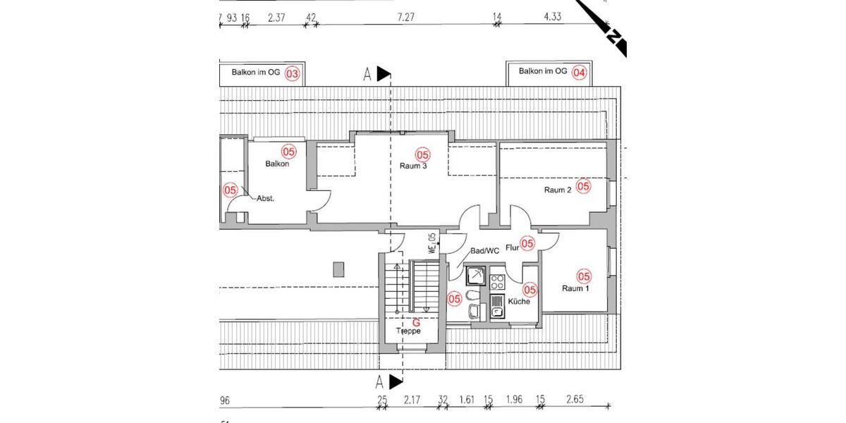 Etagenwohnung Graal-Müritz Müritz - 3 Zimmer, 65 m&sup2;, 998&euro; | Angebot:24860578