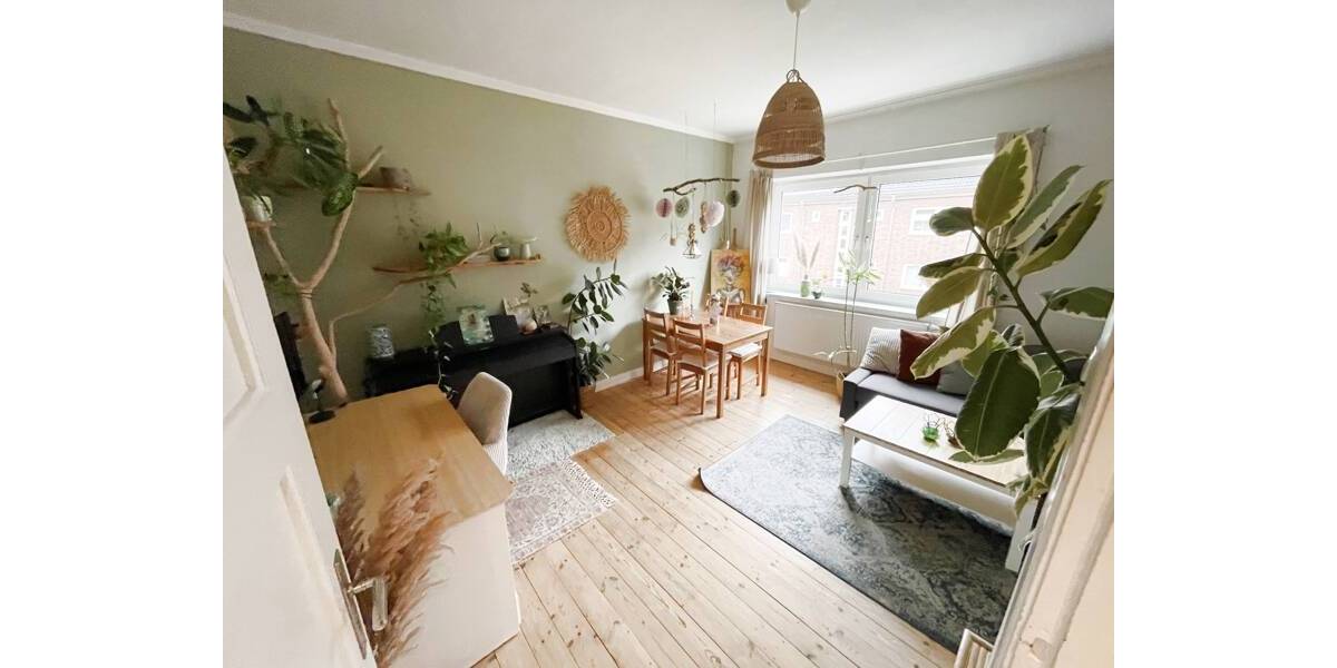 Etagenwohnung Rostock Kröpeliner Tor-Vorstadt - 2 Zimmer, 51 m&sup2;, 189.000&euro; | Angebot:26572952