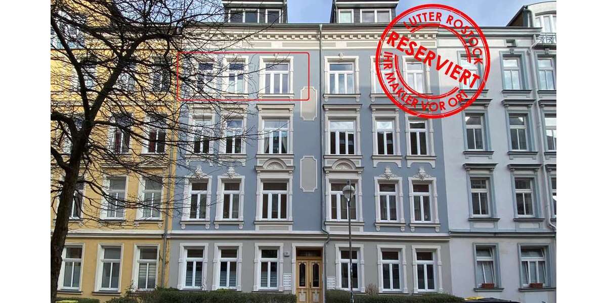 Etagenwohnung Rostock Hansaviertel - 2 Zimmer, 61 m&sup2;, 243.000&euro; | Angebot:25054659