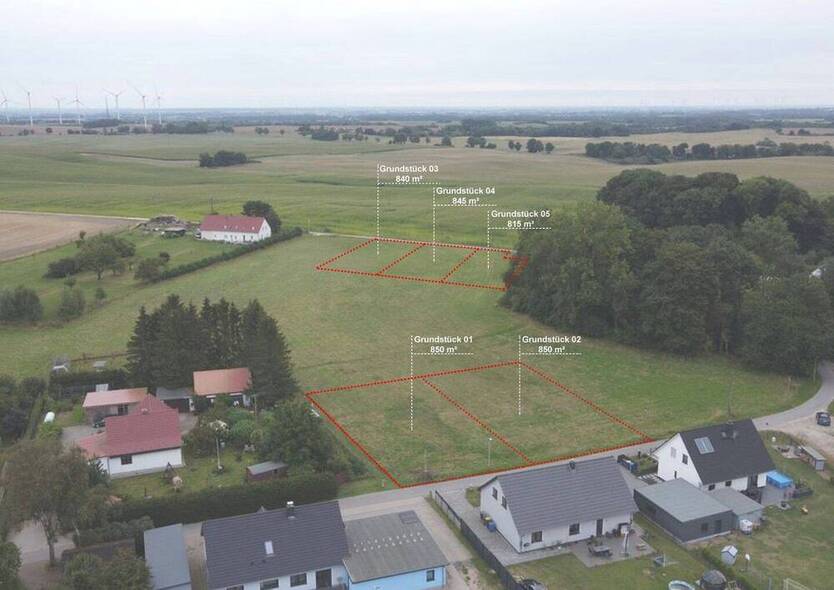 4 Bauplätze in Pustohl (Satow) zu verkaufen - idyllisch, familiär, gut gelegen