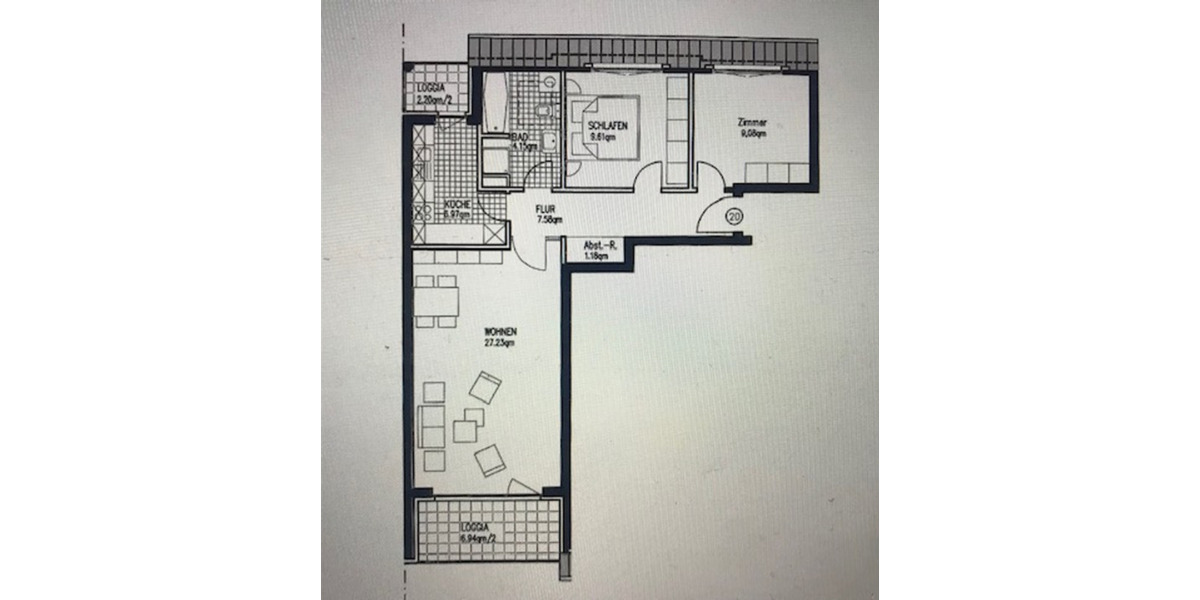 ‼️ Anfragestop ‼️ 3-Raumwohnung 3 zimmer