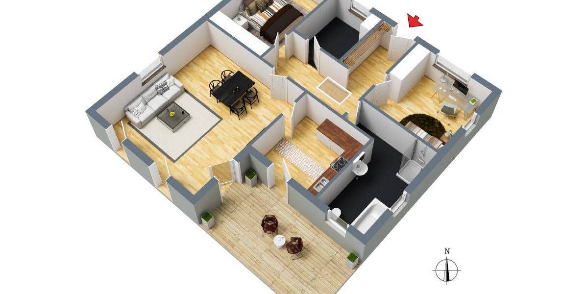 Bungalow Roggentin Kösterbeck - 3 Zimmer, 90 m&sup2;, 369.000&euro; | Angebot:26029683