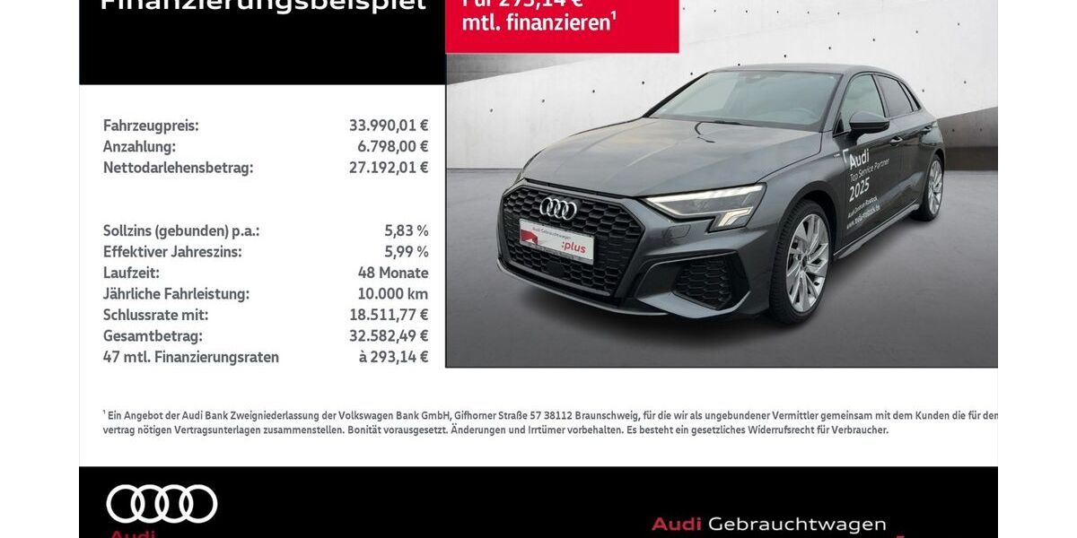 Audi A3 26.038 km 33.990 &euro; Rostock 18059