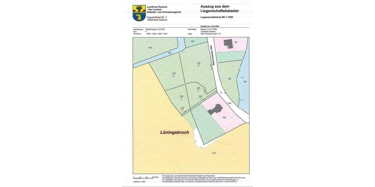 Grundstück Satow Miekenhagen - 295.000&euro; | Angebot:24858497