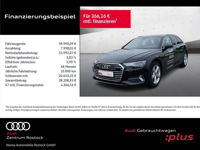 Audi A6 40.759 km 38.990 € Rostock 18059