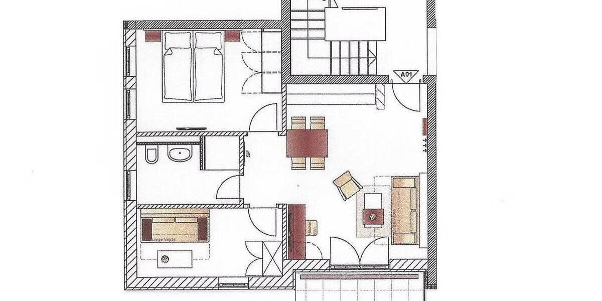 Etagenwohnung Börgerende - 3 Zimmer, 55 m&sup2;, 349.000&euro; | Angebot:25755276