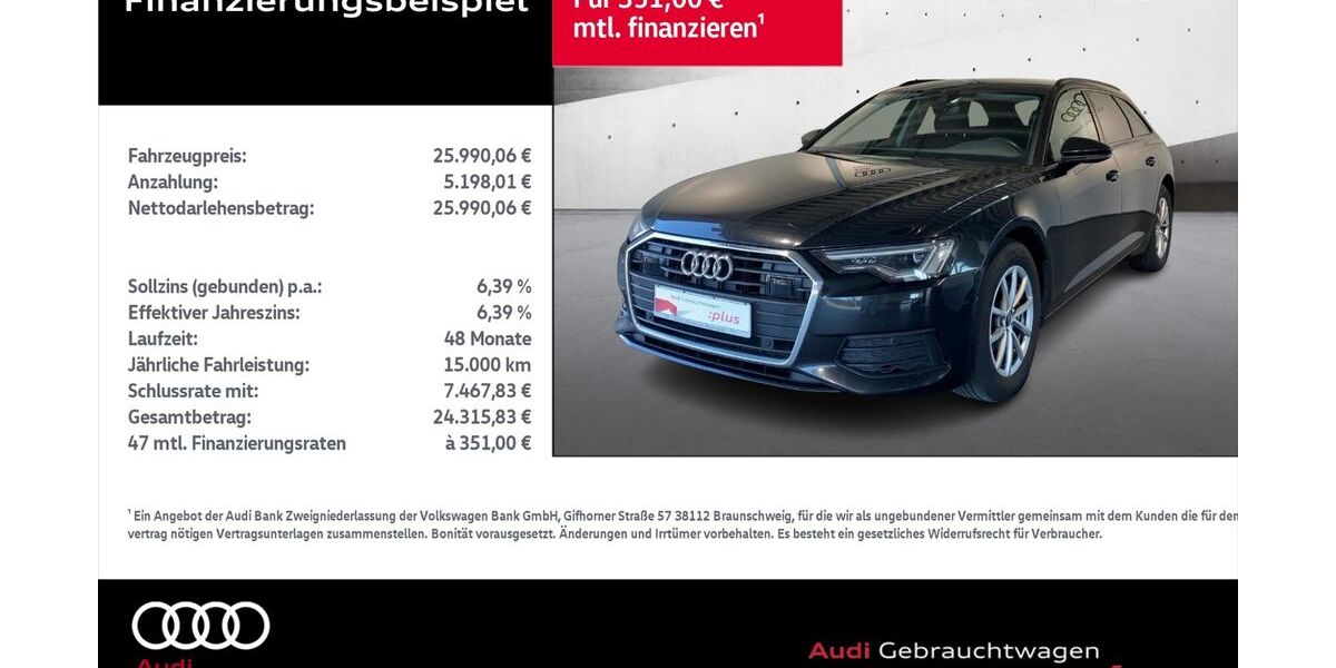 Audi A6 108.772 km 25.990 &euro; Rostock 18059