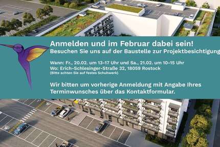 Wohnung Rostock / Südstadt Südstadt - 1 Zimmer, 23 m&sup2;, 162.648&euro; | Angebot:19210858