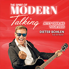 Dieter Bohlen live 2025 - Jetzt oder Nie 06.10.2025 STADTHALLE ROSTOCK