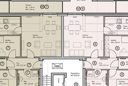 Wohnung Bad Doberan - 3 Zimmer, 74 m&sup2;, 1.170&euro; | Angebot:26692417