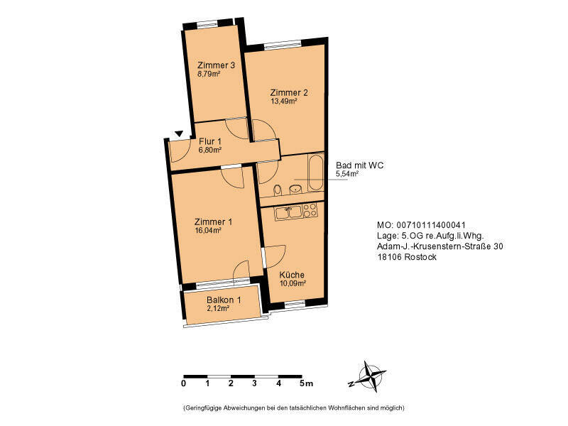3- Zimmer Wohnung ab 01.10.2025