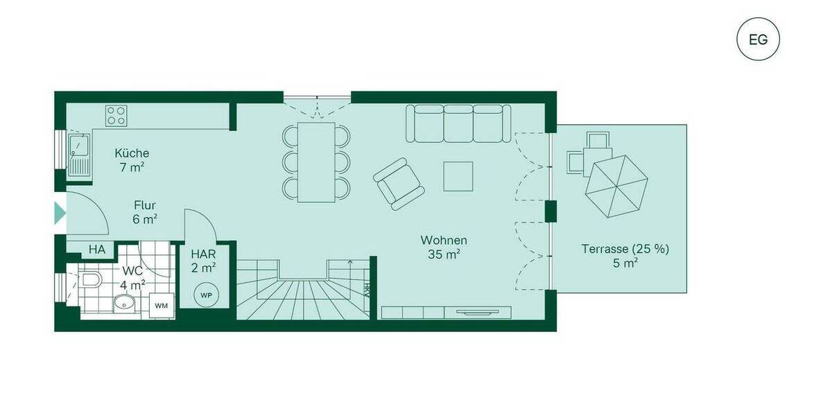 Reihenmittelhaus Ribnitz-Damgarten Pütnitz - 3 Zimmer, 102 m&sup2;, 450.735&euro; | Angebot:25731233